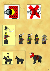 LEGO 6096 instructions page 3 – build guide