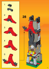 LEGO 6097 instructions page 13 – build guide