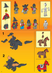 LEGO 6097 instructions page 2 – build guide