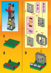 LEGO 6097 instructions page 3 – build guide