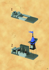 LEGO 6098 instructions page 63 – build guide