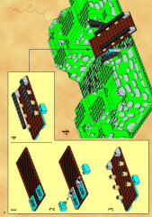 LEGO 6098 instructions page 8 – build guide