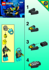 LEGO 6100 instructions page 1 – build guide