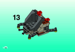 LEGO 6109 instructions page 10 – build guide