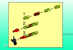 LEGO 6109 instructions page 12 – build guide