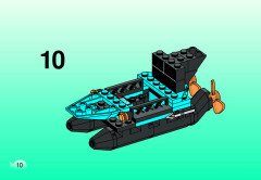 LEGO 6135 instructions page 10 – build guide