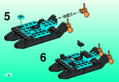LEGO 6135 instructions page 6 – build guide