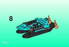 LEGO 6135 instructions page 8 – build guide