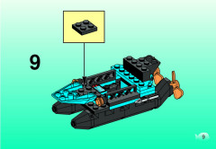 LEGO 6135 instructions page 9 – build guide