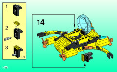 LEGO 6145 instructions page 10 – build guide