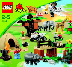 LEGO 6156 instructions page 1 – build guide