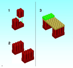 LEGO 6156 instructions page 4 – build guide