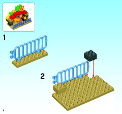 LEGO 6157 instructions page 8 – build guide