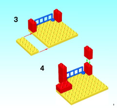 LEGO 6158 instructions page 3 – build guide