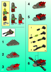 LEGO 6160 instructions page 2 – build guide