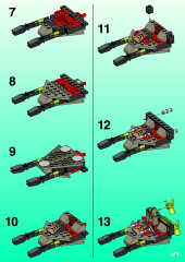LEGO 6160 instructions page 3 – build guide