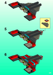 LEGO 6160 instructions page 7 – build guide