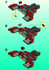 LEGO 6160 instructions page 8 – build guide