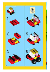 LEGO 6166 instructions page 4 – build guide