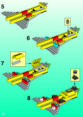 LEGO 6180 instructions page 8 – build guide