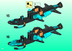 LEGO 6190 instructions page 13 – build guide