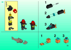LEGO 6190 instructions page 2 – build guide