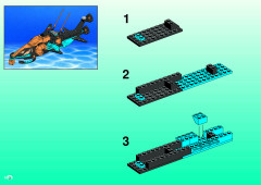LEGO 6190 instructions page 3 – build guide