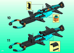 LEGO 6190 instructions page 9 – build guide