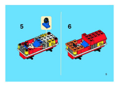 LEGO 6191 instructions page 5 – build guide