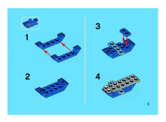 LEGO 6192 instructions page 3 – build guide