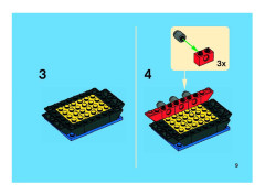 LEGO 6192 instructions page 9 – build guide
