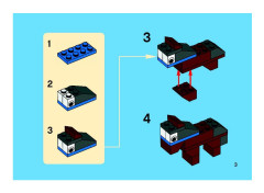 LEGO 6193 instructions page 3 – build guide