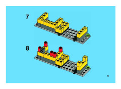LEGO 6193 instructions page 9 – build guide