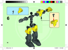 LEGO 6200 instructions page 10 – build guide