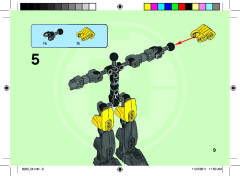 LEGO 6200 instructions page 9 – build guide