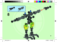 LEGO 6201 instructions page 11 – build guide