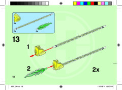 LEGO 6201 instructions page 18 – build guide
