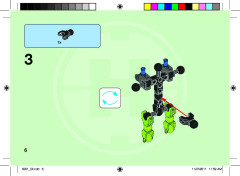 LEGO 6201 instructions page 6 – build guide