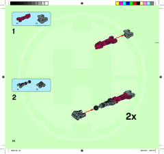 LEGO 6203 instructions page 20 – build guide