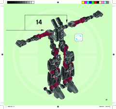 LEGO 6203 instructions page 21 – build guide