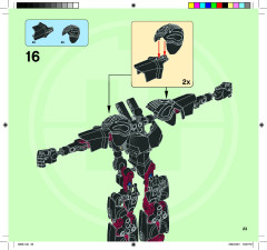 LEGO 6203 instructions page 23 – build guide
