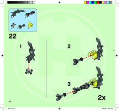 LEGO 6203 instructions page 34 – build guide