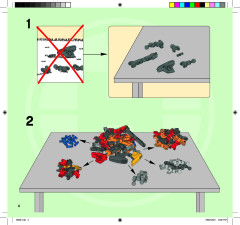LEGO 6203 instructions page 4 – build guide
