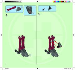 LEGO 6203 instructions page 8 – build guide
