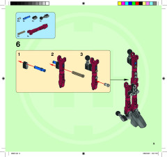 LEGO 6203 instructions page 9 – build guide