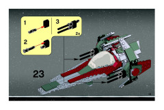 LEGO 6205 instructions page 19 – build guide