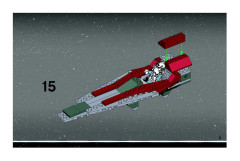 LEGO 6205 instructions page 9 – build guide