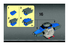 LEGO 6206 instructions page 9 – build guide