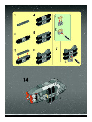 LEGO 6208 instructions page 11 – build guide