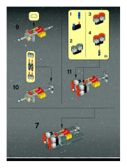 LEGO 6208 instructions page 6 – build guide